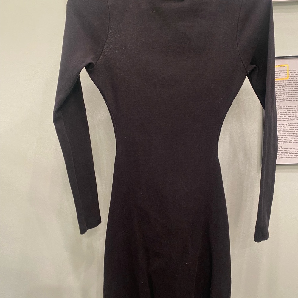 Chic Black Long Sleeve Dress